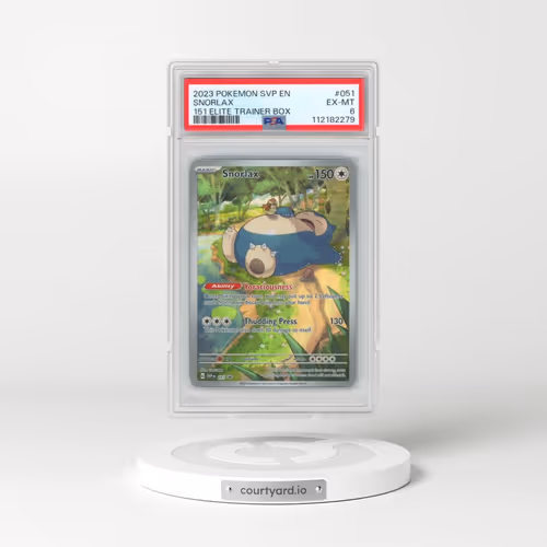 2023 Pokémon Svp EN-SV Black Star Promo #051 Snorlax - 151 Elite Trainer Box (PSA 6 EX-MT)