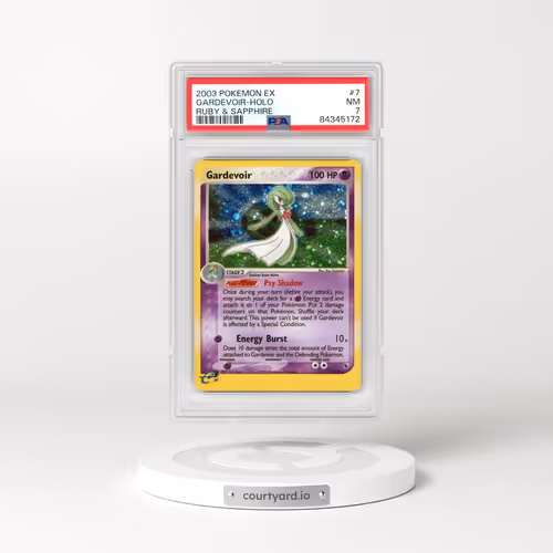 2003 Pokémon EX Ruby & Sapphire #7 Gardevoir - Holo (PSA 7 NM)