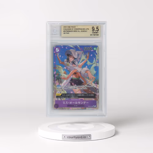 2023 One Piece Card Game Kingdoms of Intrigue Japanese #OP04064 Miss All Sunday ALT ART SR (BGS 9.5