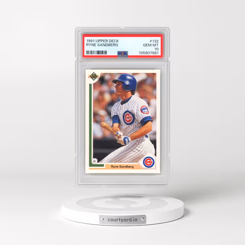 1991 Upper Deck #132 Ryne Sandberg (PSA 10 GEM MINT)