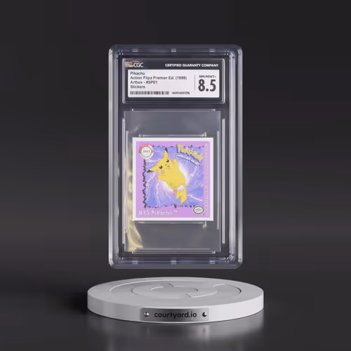 1999 Action Flipz Premier Edition (Artbox) - English #SP01 Pikachu - Stickers (CGC 8.5 NM-MT+)
