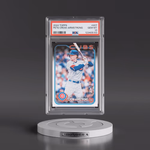 2024 Topps #407 Pete Crow-Armstrong (PSA 10 GEM MINT)