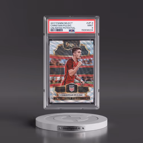 2017 Panini Select Unlimited Potential #UP-9 Christian Pulisic (PSA 9 MINT)