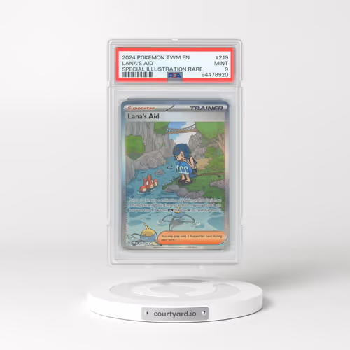 2024 Pokémon Twm EN-Twilight Masquerade #219 Lana's Aid - Special Illustration Rare (PSA 9 MINT)