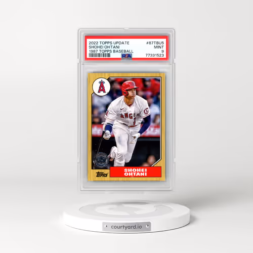 2022 Topps Update 1987 Topps Baseball #87TBU5 Shohei Ohtani (PSA 9 MINT)