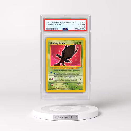 2002 Pokémon Neo Destiny #106 Shining Celebi - Holo (PSA 6 EX-MT)