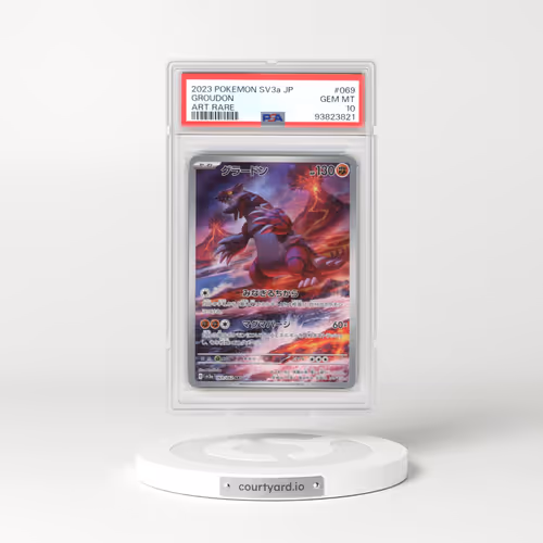 2023 Raging Surf #069 Groudon - Art Rare (PSA 10 GEM MINT)