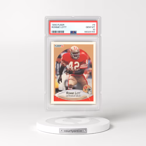 1990 Fleer #9 Ronnie Lott (PSA 10 GEM MINT)
