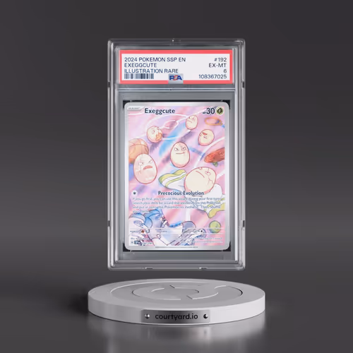 2024 Pokémon Ssp EN-Surging Sparks #192 Exeggcute - Illustration Rare (PSA 6 EX-MT)