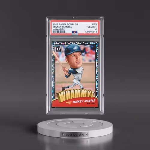2018 Panini Donruss Whammy! #W1 Mickey Mantle (PSA 10 GEM MINT)