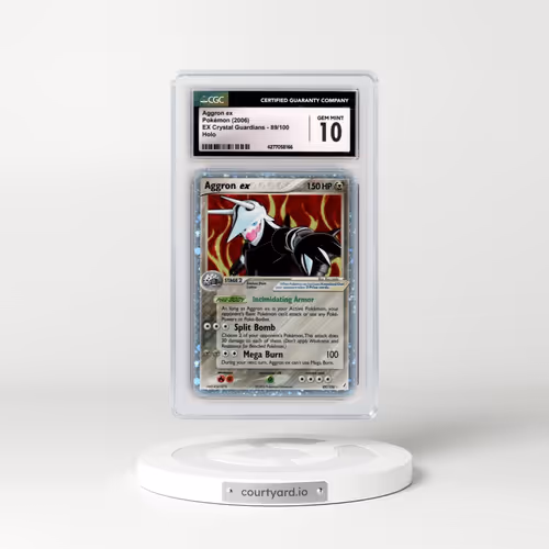 2006 EX Crystal Guardians #89/100 Aggron ex - Holo (CGC 10 GEM MINT)