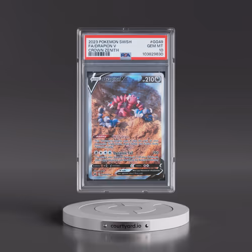 2023 Pokémon Sword and Shield Crown Zenith #GG49 Drapion V - Holo Full Art (PSA 10 GEM MINT)