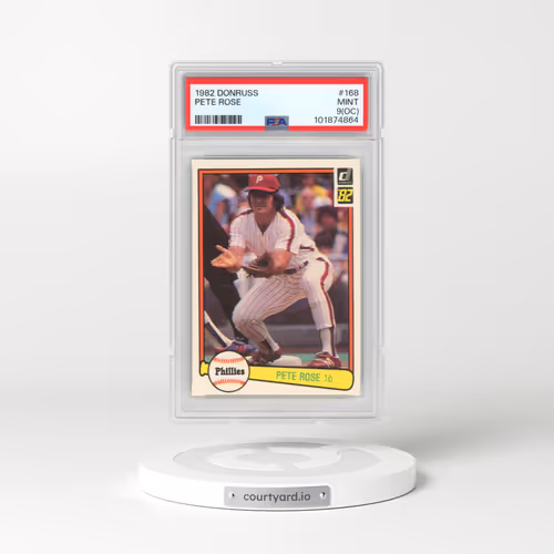 1982 Donruss #168 Pete Rose (PSA 9 MINT)