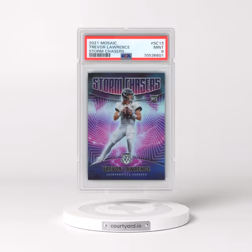 2021 Panini Mosaic Storm Chasers #SC13 Trevor Lawrence (PSA 9 MINT)