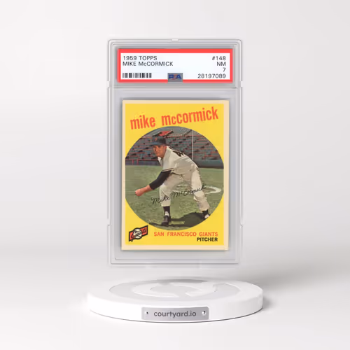 1959 Topps #148 Mike McCormick (PSA 7 NM)