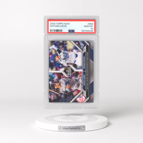 2024 Topps Now #863 Aaron Judge/Shohei Ohtani (PSA 10 GEM MINT)