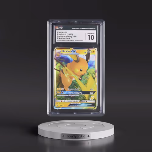 2020 Pokémon Battle Academy #60 Raichu GX - Holo (CGC 10 GEM MINT)