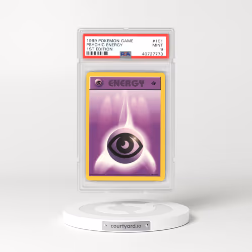 1999 Base Set #101 Psychic Energy - 1st Edition 1st Edition (PSA 9 MINT)