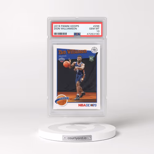 2019 Panini Hoops #296 Zion Williamson (PSA 10 GEM MINT)