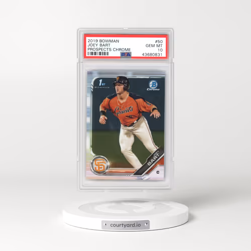 2019 Bowman Prospects Chrome #50 Joey Bart (PSA 10 GEM MINT)