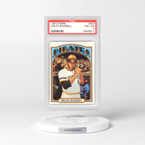 1972 Topps #447 Willie Stargell (PSA 8 NM-MT)