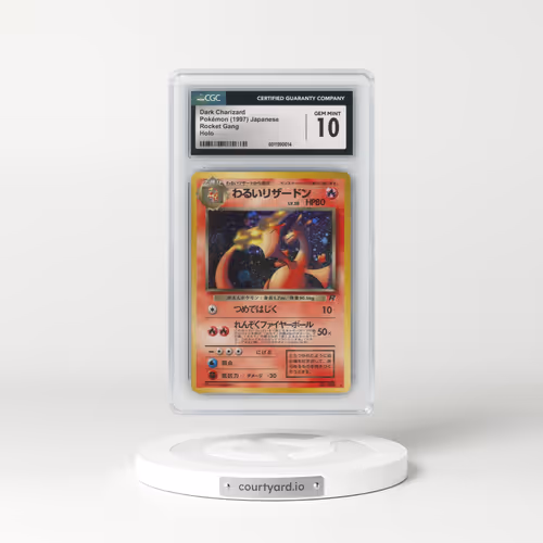 1997 Rocket Gang #6 Dark Charizard - Holo (CGC 10 GEM MINT)