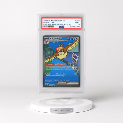 2023 Pokémon Obf EN-Obsidian Flames #225 Pidgeot EX - Holo Special Illustration Rare (PSA 9 MINT)