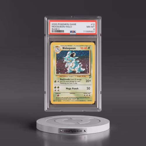 2000 Pokémon Game Base II #12 Nidoqueen - Holo (PSA 8 NM-MT)