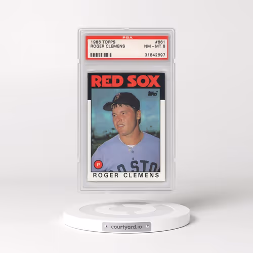 1986 Topps #661 Roger Clemens (PSA 8 NM-MT)