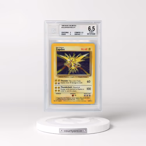 1999 Base Set #16 Zapdos - Holo (BGS 6.5 EX-MT+)