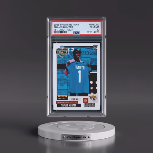 2025 Panini Instant NFL Draft Night #NFLDN2 Travis Hunter (PSA 10 GEM MINT)