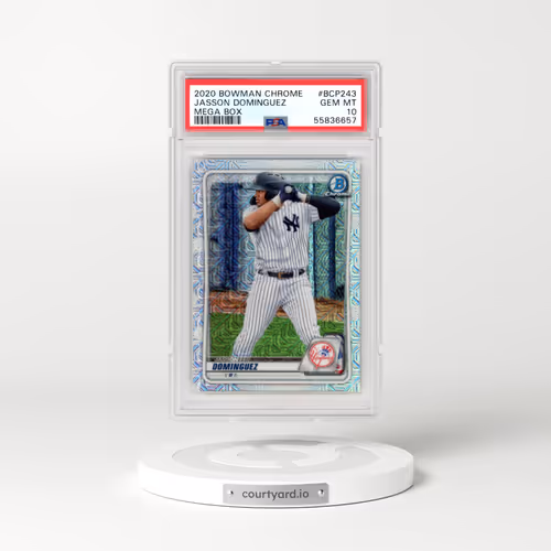2020 Bowman Chrome Mega Box #BCP243 Jasson Dominguez (PSA 10 GEM MINT)