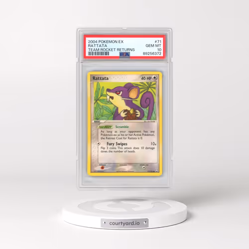 2004 Pokémon EX Team Rocket Returns #71 Rattata (PSA 10 GEM MINT)