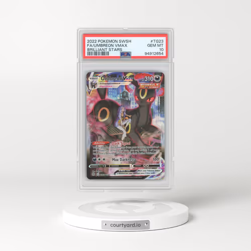 2022 Brilliant Stars #TG23 Umbreon VMAX - Holo Character Rare (PSA 10 GEM MINT)
