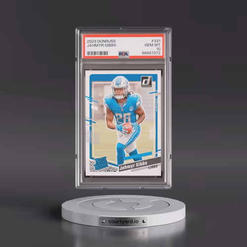 2023 Panini Donruss #331 Jahmyr Gibbs (PSA 10 GEM MINT)