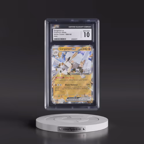 2024 Stellar Crown - SCR EN #089/142 Garganacl ex - Holo (CGC 10 GEM MINT)