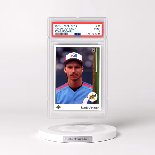 1989 Upper Deck #25 Randy Johnson - Star Rookie (PSA 9 MINT)
