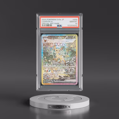 2024 Pokémon Sv8a-Terastal Fest EX #200 Leafeon EX - Holo Special Art Rare (PSA 10 GEM MINT)