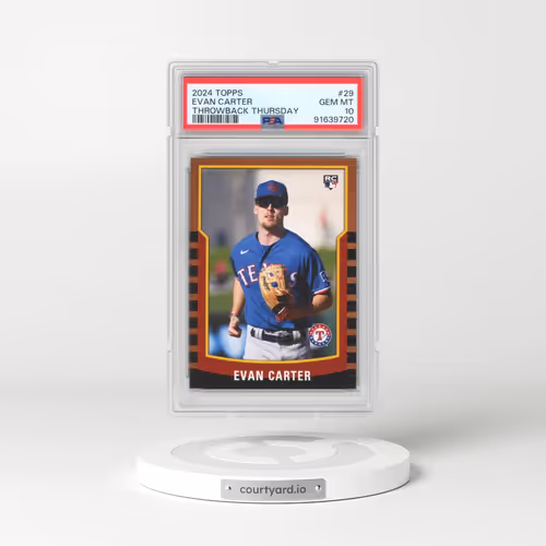 2024 Topps Throwback Thursday #29 Evan Carter (PSA 10 GEM MINT)