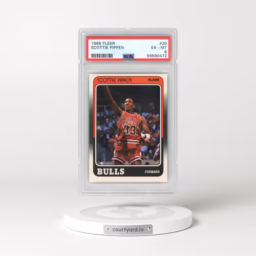 1988 Fleer #20 Scottie Pippen (PSA 6 EX-MT)