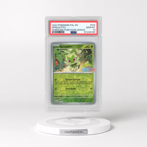 2024 Pokémon Pal EN-Paldea Evolved #012 Sprigatito - Pokemon Horizons Purchase Bonus (PSA 10 GEM MINT)