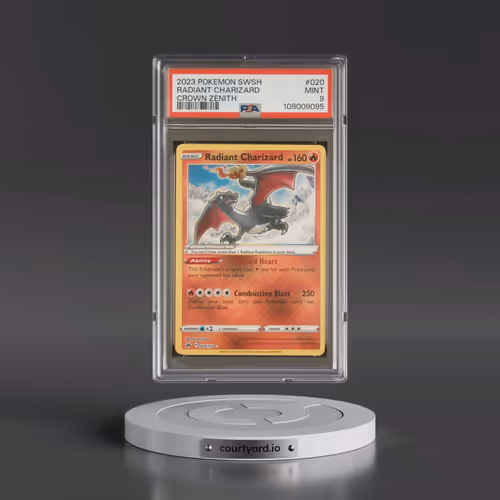2023 Pokémon Sword and Shield Crown Zenith #020 Radiant Charizard - Holo (PSA 9 MINT)