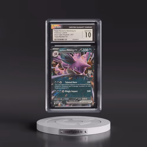 2023 Black Star Promos - Scarlet & Violet SVP EN #217 Team Rocket's Nidoking ex - Team Rocket Tin (H