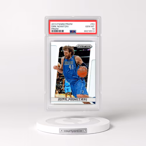 2013 Panini Prizm #53 Dirk Nowitzki - Prizm (PSA 10 GEM MINT)