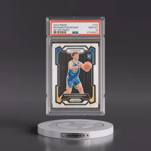 2023 Panini Prizm #147 Brandin Podziemski - Silver Prizm (PSA 10 GEM MINT)