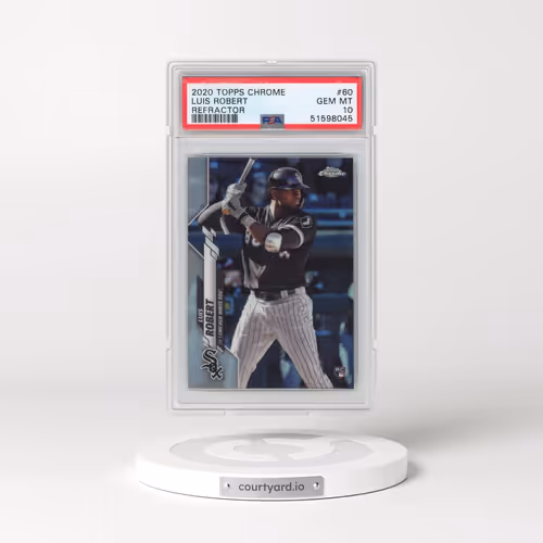 2020 Topps Chrome #60 Luis Robert - Refractor (PSA 10 GEM MINT)