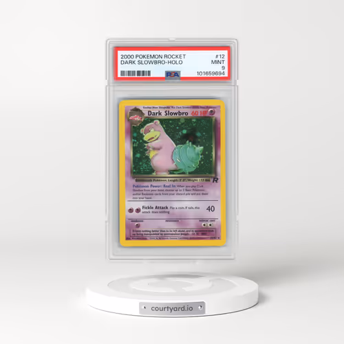 2000 Pokémon Rocket #12 Dark Slowbro - Holo (PSA 9 MINT)