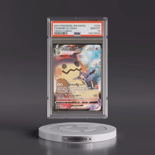 2021 Pokémon Sword & Shield Vmax Climax #234 Mimikyu Vmax - Full Art (PSA 10 GEM MINT)