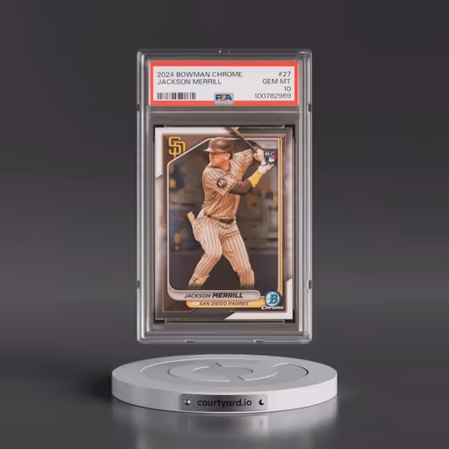 2024 Bowman Chrome #27 Jackson Merrill (PSA 10 GEM MINT)