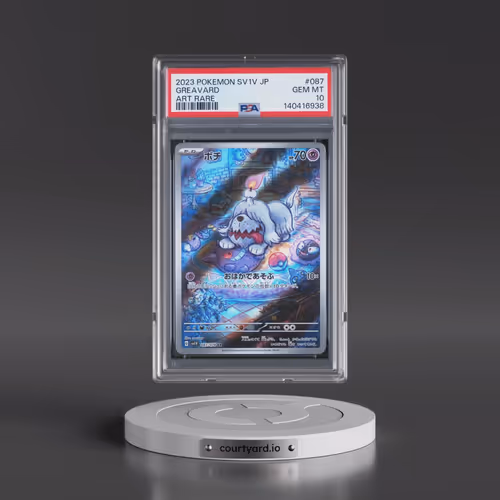 2023 Pokémon Sv1v-Violet EX #087 Greavard - Art Rare (PSA 10 GEM MINT)
